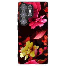 Fekete szilikon tok az alábbi mobiltelefonokra Samsung Galaxy S25 Ultra 5G - Dark Peonny