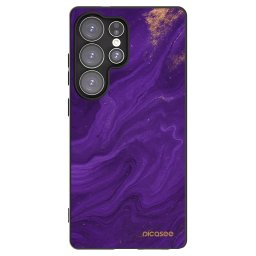 Fekete szilikon tok az alábbi mobiltelefonokra Samsung Galaxy S25 Ultra 5G - Purple