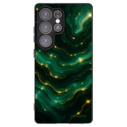 Fekete szilikon tok az alábbi mobiltelefonokra Samsung Galaxy S25 Ultra 5G - Emerald