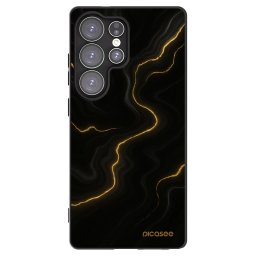 Fekete szilikon tok az alábbi mobiltelefonokra Samsung Galaxy S25 Ultra 5G - Thunder