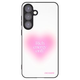 Fekete szilikon tok az alábbi mobiltelefonokra Samsung Galaxy S25+ 5G - Rich Energy