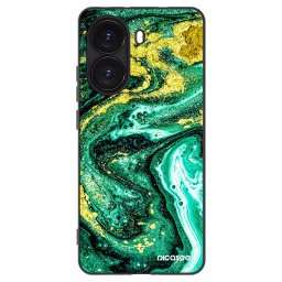 Fekete szilikon tok az alábbi mobiltelefonokra Xiaomi Poco X7 Pro 5G - Green Gold