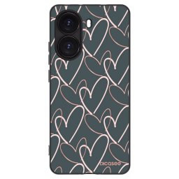 Fekete szilikon tok az alábbi mobiltelefonokra Xiaomi Poco X7 Pro 5G - Lots of love