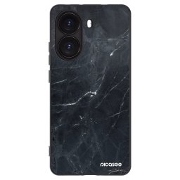 Fekete szilikon tok az alábbi mobiltelefonokra Xiaomi Poco X7 Pro 5G - Black marble