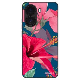Fekete szilikon tok az alábbi mobiltelefonokra Xiaomi Poco X7 Pro 5G - Hibiscus