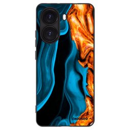 Fekete szilikon tok az alábbi mobiltelefonokra Xiaomi Poco X7 Pro 5G - Gold blue