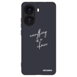 Fekete szilikon tok az alábbi mobiltelefonokra Xiaomi Poco X7 Pro 5G - Everything is a choice