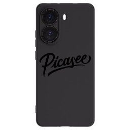 Fekete szilikon tok az alábbi mobiltelefonokra Xiaomi Poco X7 Pro 5G - Picasee - old logo - black