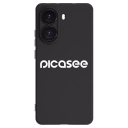 Fekete szilikon tok az alábbi mobiltelefonokra Xiaomi Poco X7 Pro 5G - Picasee - new logo - white