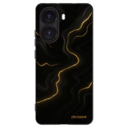 Fekete szilikon tok az alábbi mobiltelefonokra Xiaomi Poco X7 Pro 5G - Thunder