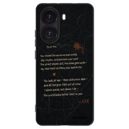 Fekete szilikon tok az alábbi mobiltelefonokra Xiaomi Poco X7 Pro 5G - POET