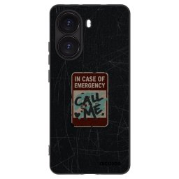 Fekete szilikon tok az alábbi mobiltelefonokra Xiaomi Poco X7 Pro 5G - EMERGENCY