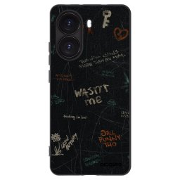 Fekete szilikon tok az alábbi mobiltelefonokra Xiaomi Poco X7 Pro 5G - CONFESSION