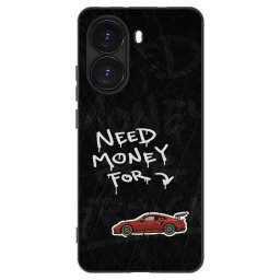 Fekete szilikon tok az alábbi mobiltelefonokra Xiaomi Poco X7 Pro 5G - Track Mode