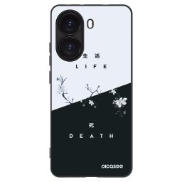 Fekete szilikon tok az alábbi mobiltelefonokra Xiaomi Poco X7 Pro 5G - Life - Death