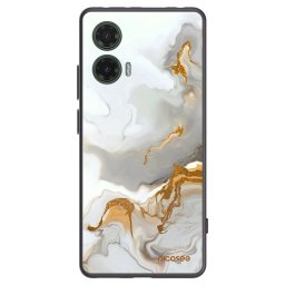 Fekete szilikon tok az alábbi mobiltelefonokra Motorola Moto G35 5G - Her