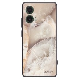 Fekete szilikon tok az alábbi mobiltelefonokra Motorola Moto G35 5G - Cream marble