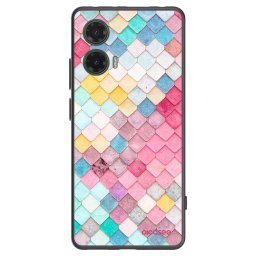 Fekete szilikon tok az alábbi mobiltelefonokra Motorola Moto G35 5G - Colorful roof