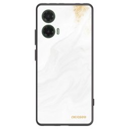 Fekete szilikon tok az alábbi mobiltelefonokra Motorola Moto G35 5G - White