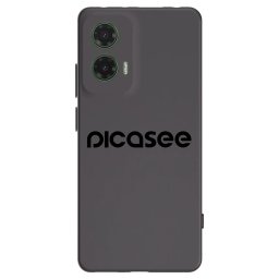 Fekete szilikon tok az alábbi mobiltelefonokra Motorola Moto G35 5G - Picasee - new logo - black