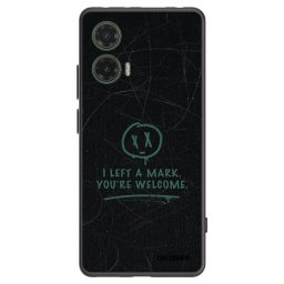 Fekete szilikon tok az alábbi mobiltelefonokra Motorola Moto G35 5G - LEFT A MARK