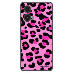 Fekete szilikon tok az alábbi mobiltelefonokra Motorola Moto G35 5G - Pink Tiger
