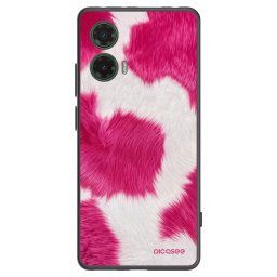 Fekete szilikon tok az alábbi mobiltelefonokra Motorola Moto G35 5G - Pink Moo