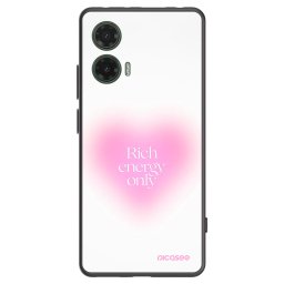 Fekete szilikon tok az alábbi mobiltelefonokra Motorola Moto G35 5G - Rich Energy