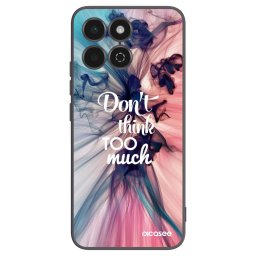 Fekete szilikon tok az alábbi mobiltelefonokra Honor 200 Smart 5G - Don't think TOO much