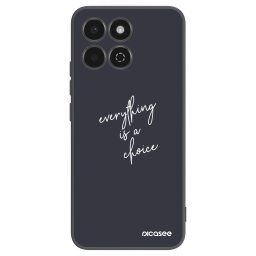 Fekete szilikon tok az alábbi mobiltelefonokra Honor 200 Smart 5G - Everything is a choice