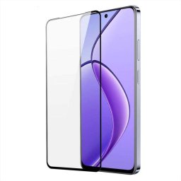 3x 3D üvegfólia kerettel az alábbi mobiltelefonokra Honor 200 Smart 5G - fekete - 2+1 ingyen