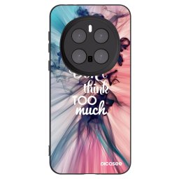 Fekete szilikon tok az alábbi mobiltelefonokra Honor Magic7 Pro 5G - Don't think TOO much
