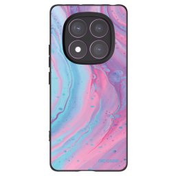 Fekete szilikon tok az alábbi mobiltelefonokra Xiaomi Redmi Note 14 Pro 4G - Pink liquid