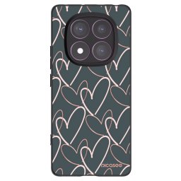 Fekete szilikon tok az alábbi mobiltelefonokra Xiaomi Redmi Note 14 Pro 4G - Lots of love
