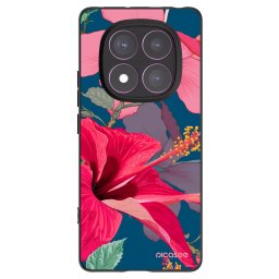 Fekete szilikon tok az alábbi mobiltelefonokra Xiaomi Redmi Note 14 Pro 4G - Hibiscus