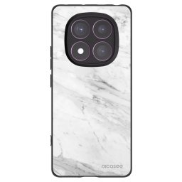 Fekete szilikon tok az alábbi mobiltelefonokra Xiaomi Redmi Note 14 Pro 4G - White marble