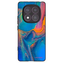 Fekete szilikon tok az alábbi mobiltelefonokra Xiaomi Redmi Note 14 Pro 4G - Rainbow
