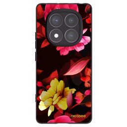 Fekete szilikon tok az alábbi mobiltelefonokra Xiaomi Redmi Note 14 Pro 4G - Dark Peonny