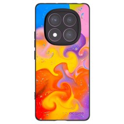 Fekete szilikon tok az alábbi mobiltelefonokra Xiaomi Redmi Note 14 Pro 4G - Bubbles