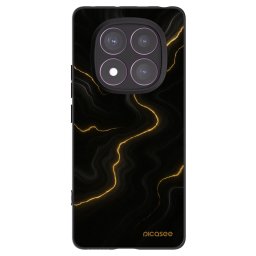 Fekete szilikon tok az alábbi mobiltelefonokra Xiaomi Redmi Note 14 Pro 4G - Thunder