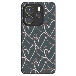 Fekete szilikon tok az alábbi mobiltelefonokra Xiaomi Redmi Note 14 4G - Lots of love