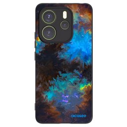Fekete szilikon tok az alábbi mobiltelefonokra Xiaomi Redmi Note 14 4G - Space