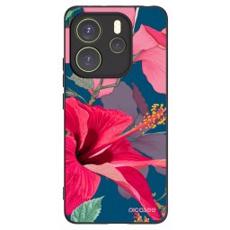 Fekete szilikon tok az alábbi mobiltelefonokra Xiaomi Redmi Note 14 4G - Hibiscus
