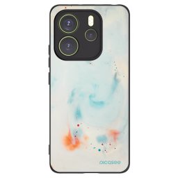 Fekete szilikon tok az alábbi mobiltelefonokra Xiaomi Redmi Note 14 4G - Splash