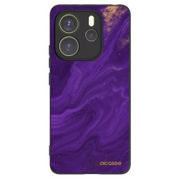 Fekete szilikon tok az alábbi mobiltelefonokra Xiaomi Redmi Note 14 4G - Purple