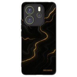 Fekete szilikon tok az alábbi mobiltelefonokra Xiaomi Redmi Note 14 4G - Thunder