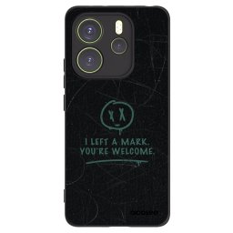 Fekete szilikon tok az alábbi mobiltelefonokra Xiaomi Redmi Note 14 4G - LEFT A MARK
