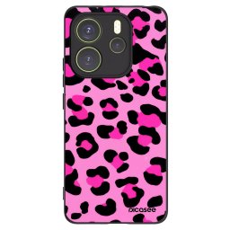 Fekete szilikon tok az alábbi mobiltelefonokra Xiaomi Redmi Note 14 4G - Pink Tiger