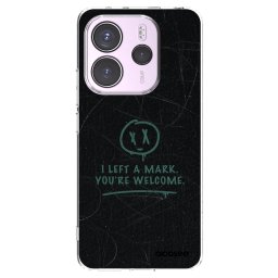 Átlátszó szilikon tok az alábbi mobiltelefonokra Xiaomi Redmi Note 14 4G - LEFT A MARK