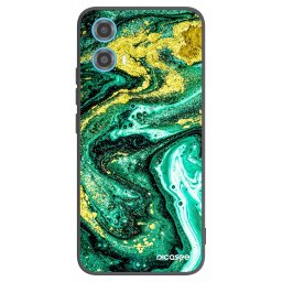 Fekete szilikon tok az alábbi mobiltelefonokra Motorola Moto G34 5G - Green Gold